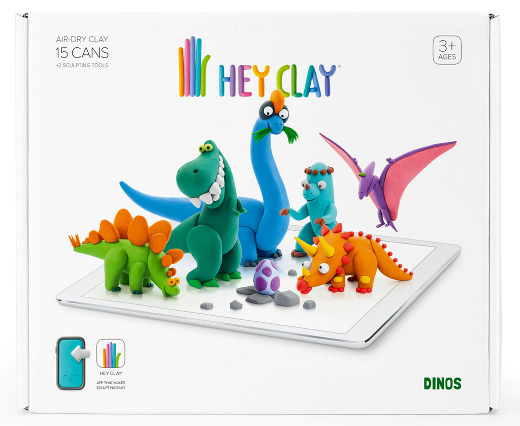 HEY CLAY - DINOS, 15 CANS
