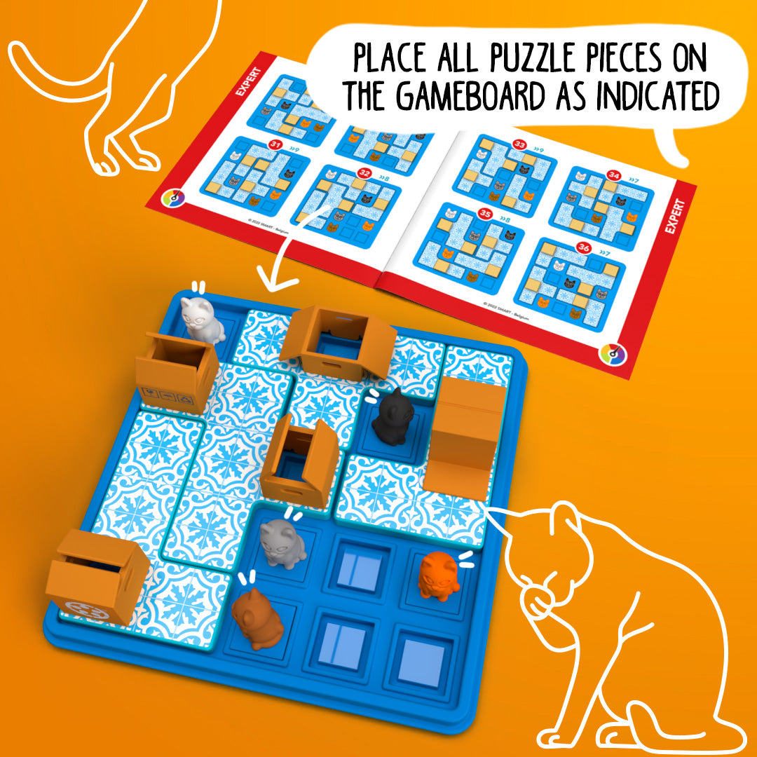 Cats & Boxes Game – Logical Toys