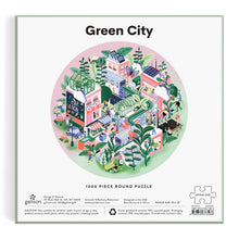 Load image into Gallery viewer, Round Puzzle - Green City 1000 Piece Round Puzzle