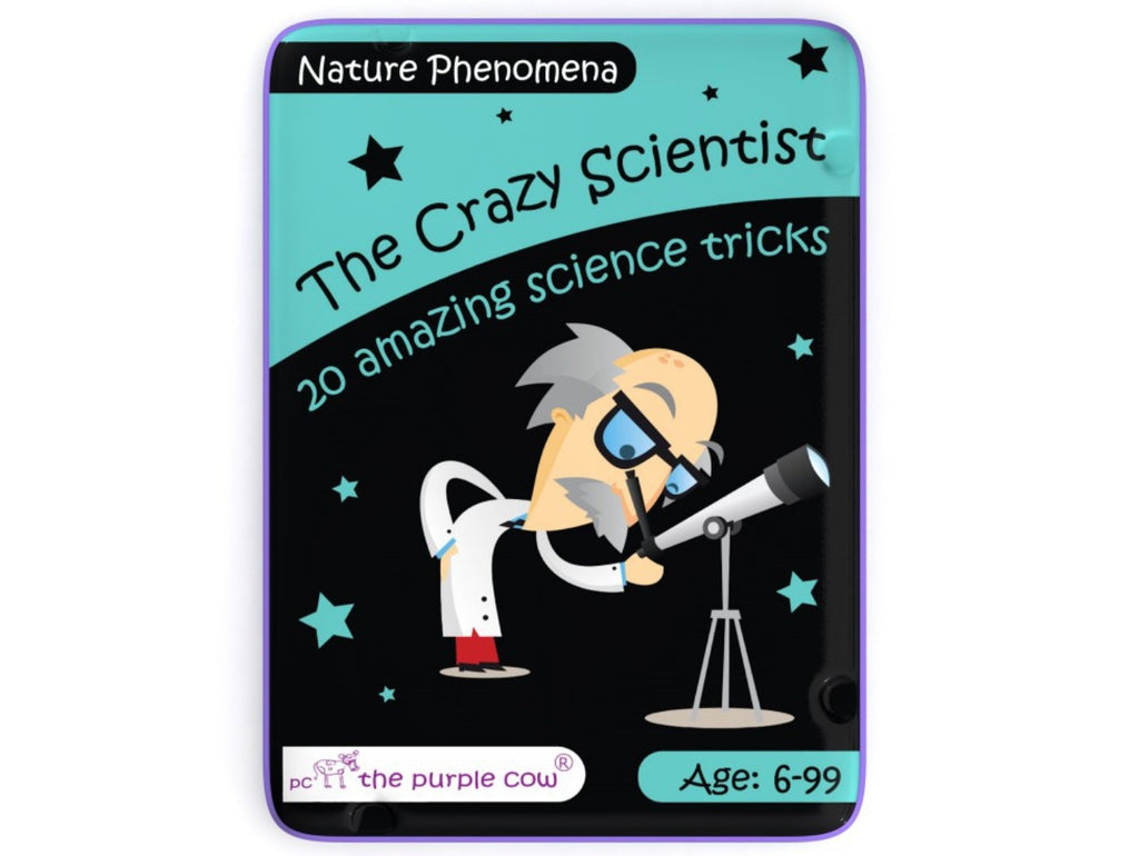 CRAZY SCIENTIST NATURE PHENOMENA ACTIVITY CARDS  20 EXPERIMENTS