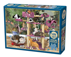 Jungle Cats, 500pc Puzzle, Compact