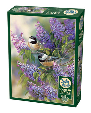 Chickadees and Lilacs, 1000PCS, Compact