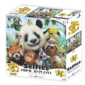 Zoo Selfie, Howard Robinson, 63pc, Lenticular Puzzle