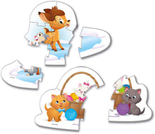 Load image into Gallery viewer, PLAY FOR FUTURE: MY FIRST  PUZZLES: Disney Animals 3, 6, 9, 12 pc