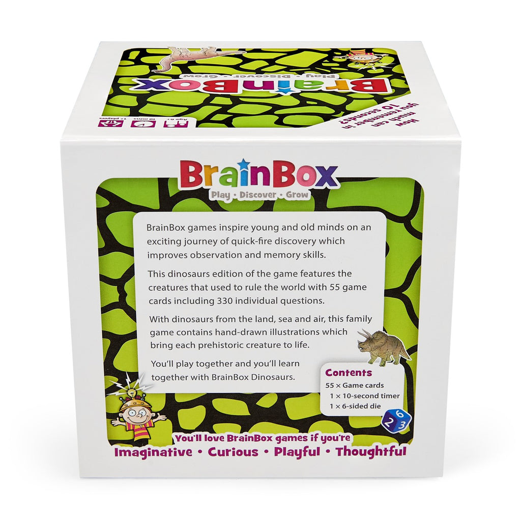 BrainBox - Dinosaurs (refresh) 55 Cards