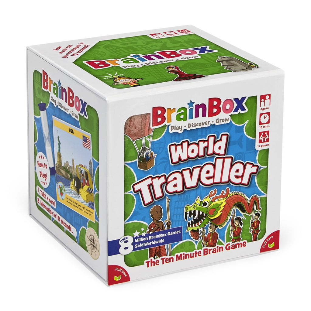 BrainBox - World Traveller, (Refresh) 55 Cards