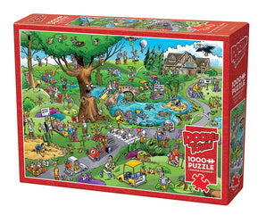 Doodle Town: Par for the Course, 1000pcs, Compact