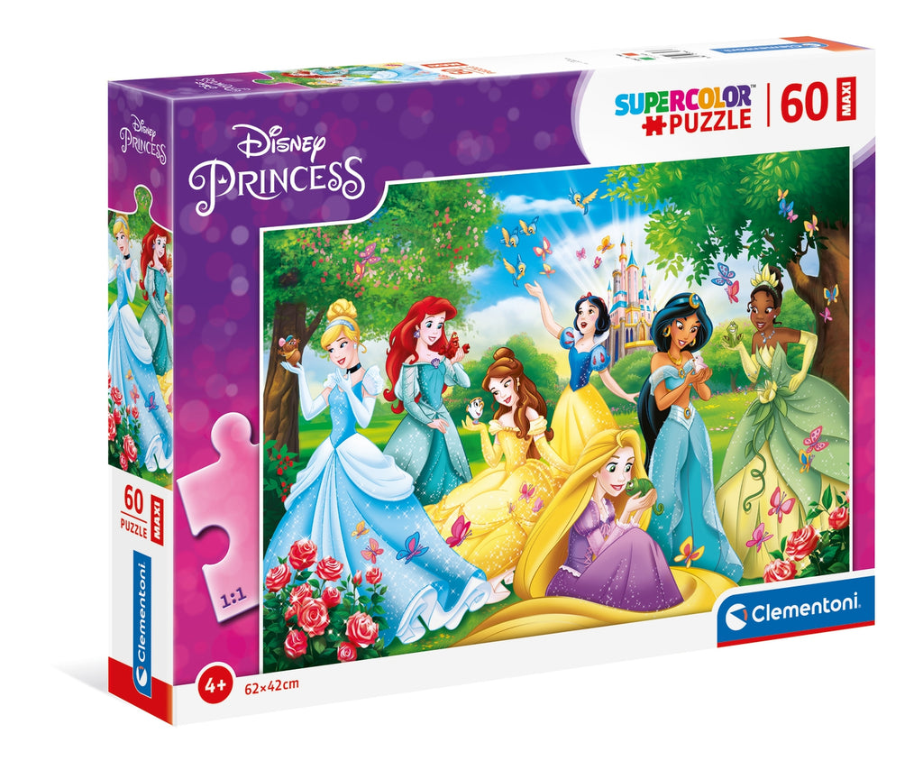 SUPER COLOUR: Maxi, 60pcs Disney Princess Puzzle