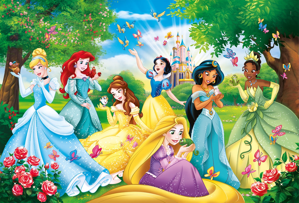 SUPER COLOUR: Maxi, 60pcs Disney Princess Puzzle