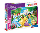 SUPER COLOUR: Maxi, 60pcs Disney Princess Puzzle