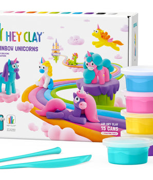 HEY CLAY - RAINBOW UNICORNS, 15 CANS