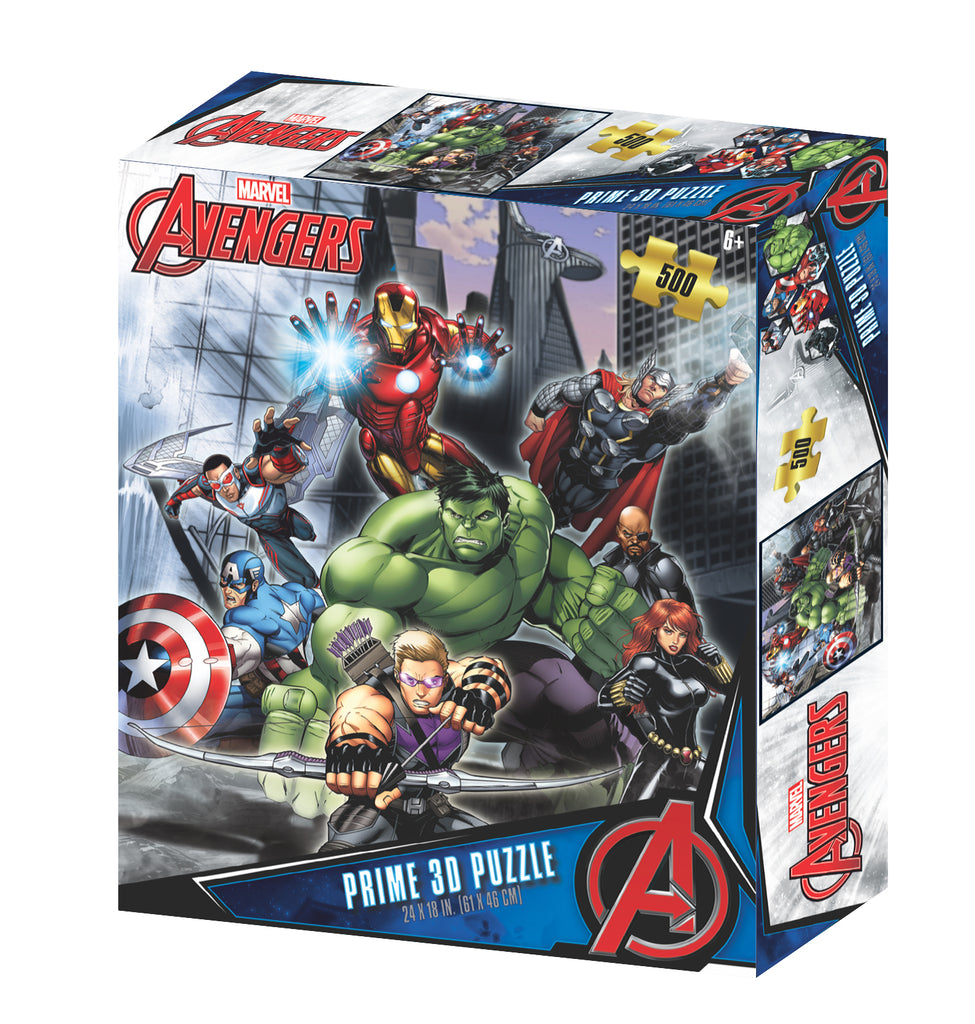 Avengers, Marvel, 500pc, Lenticular Puzzle