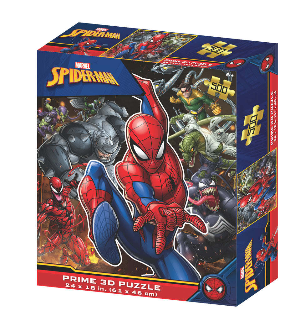 Spider-man, Marvel, 500pc, Lenticular Puzzle