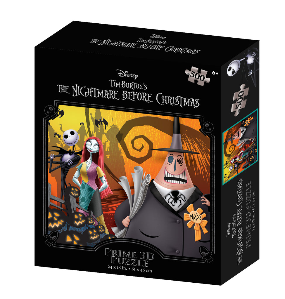 Nightmare Before Christmas, Disney, 500pc, Lenticular Puzzle