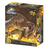 Jurassic World - T-Rex vs Giganotosaurus, Universal, 500pc, Lenticular Puzzle