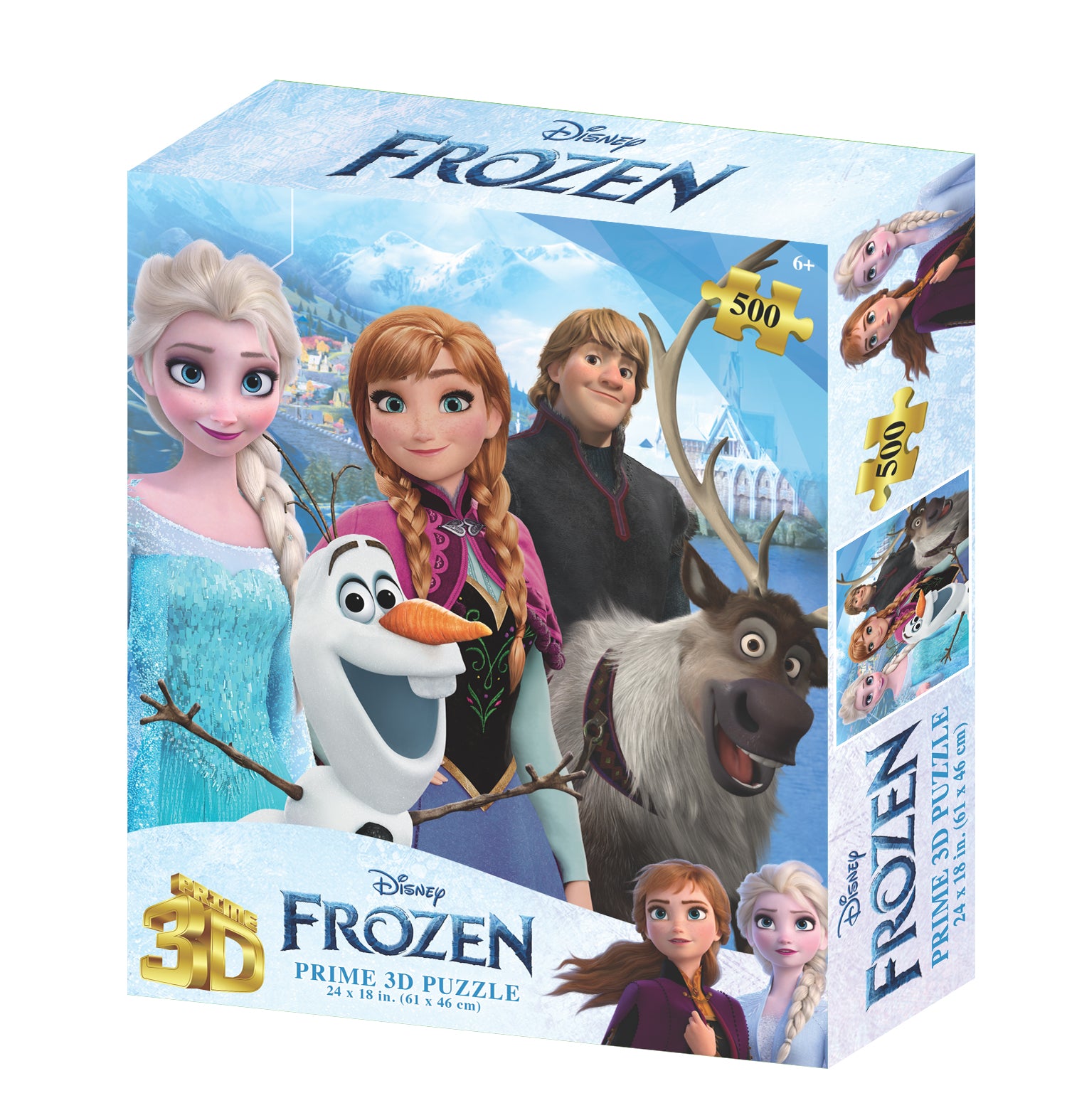 Frozen, Disney, 500pc, Lenticular Puzzle – Logical Toys