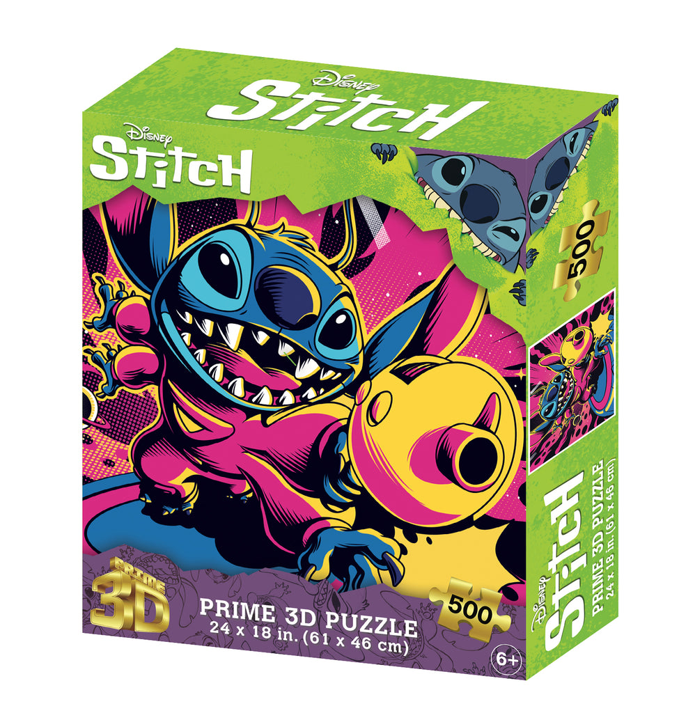 Stitch, Disney, 500pc, Lenticular Puzzle