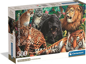 Wild Cats, 500pcs, Compact
