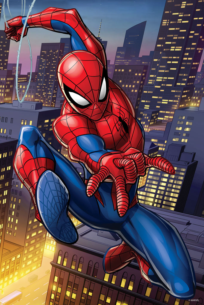 Spiderman, Marvel, 300pc, Lenticular Puzzle, Tin