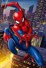 Load image into Gallery viewer, Spiderman, Marvel, 300pc, Lenticular Puzzle, Tin