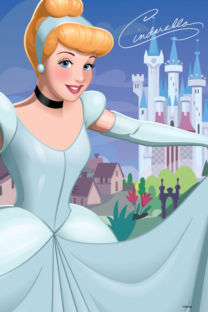 Cinderella, Disney, 200pc, Lenticular Puzzle, Tin