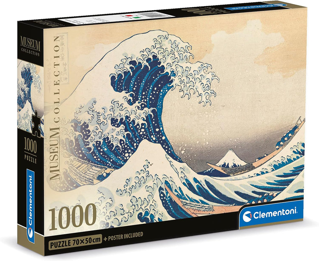 MUSEUM COLLECTION: 1000pc La Grande Onda Di Hok (Hokusai The wave), CB