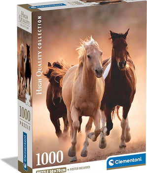 RUNNING HORSES  1000PCS, CB