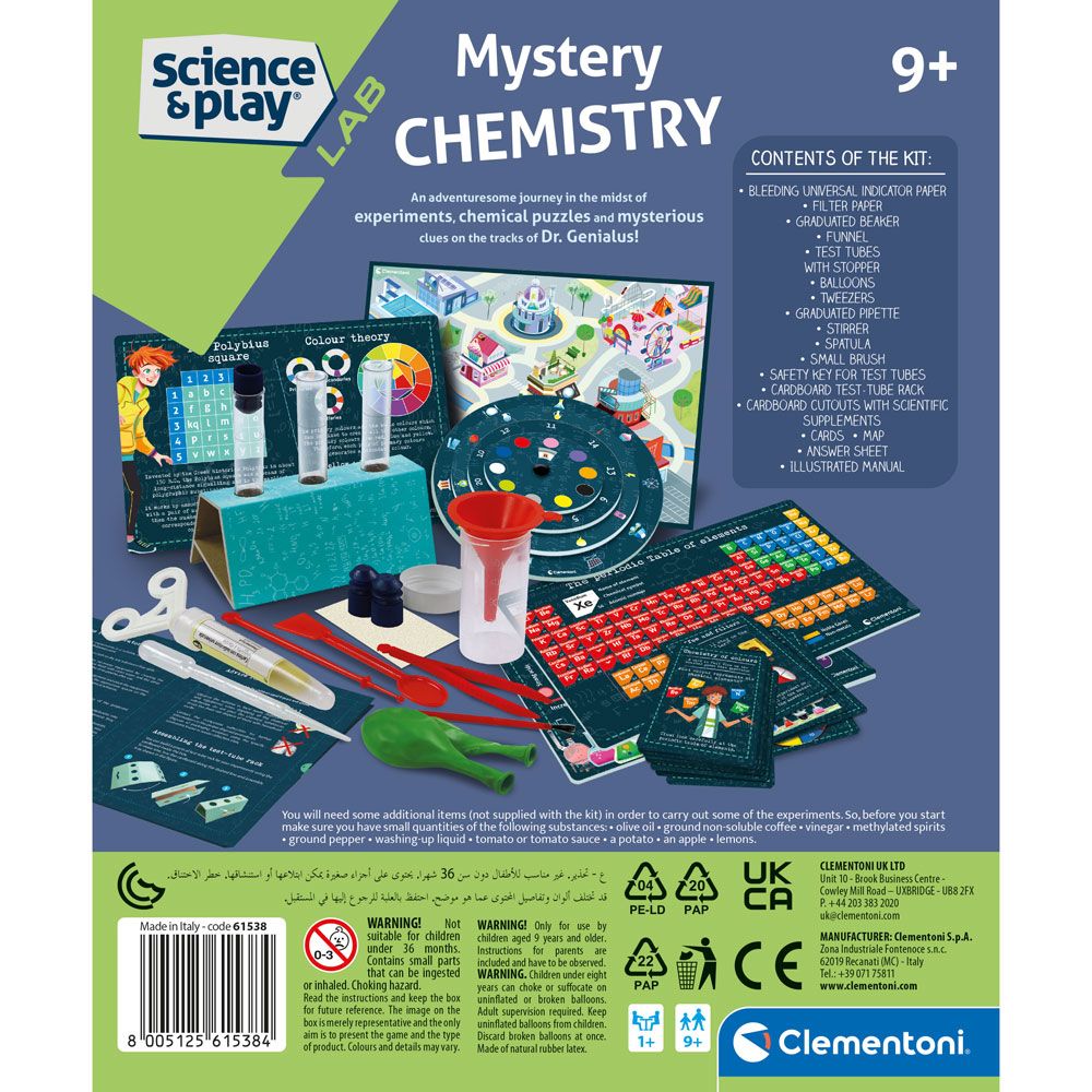 Science & Play: LAB Mistery Chemistry Set