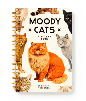 Moody Cats Sticker Book