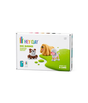 HEY CLAY - Poodle Poppy, Bulldog Hypno, Komondor Moody, Series Dog Buddies, 6 cans