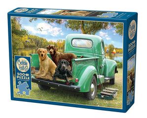 Lets Go Fishing, 500pc Puzzle, Compact