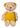 100% ORGANIC BABY BEAR WITH MUSLIN BODY 30CM