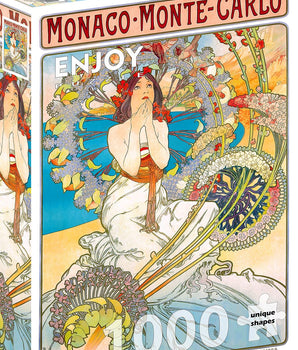 Monaco Monte Carlo, Alphonse Mucha, 1000pcs