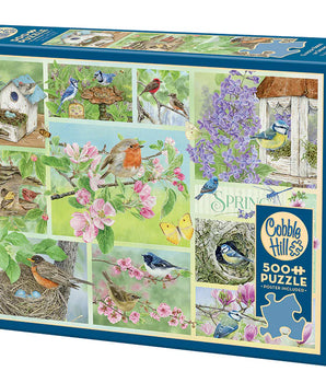 Garden Birds in Spring, 500pcs, Compact