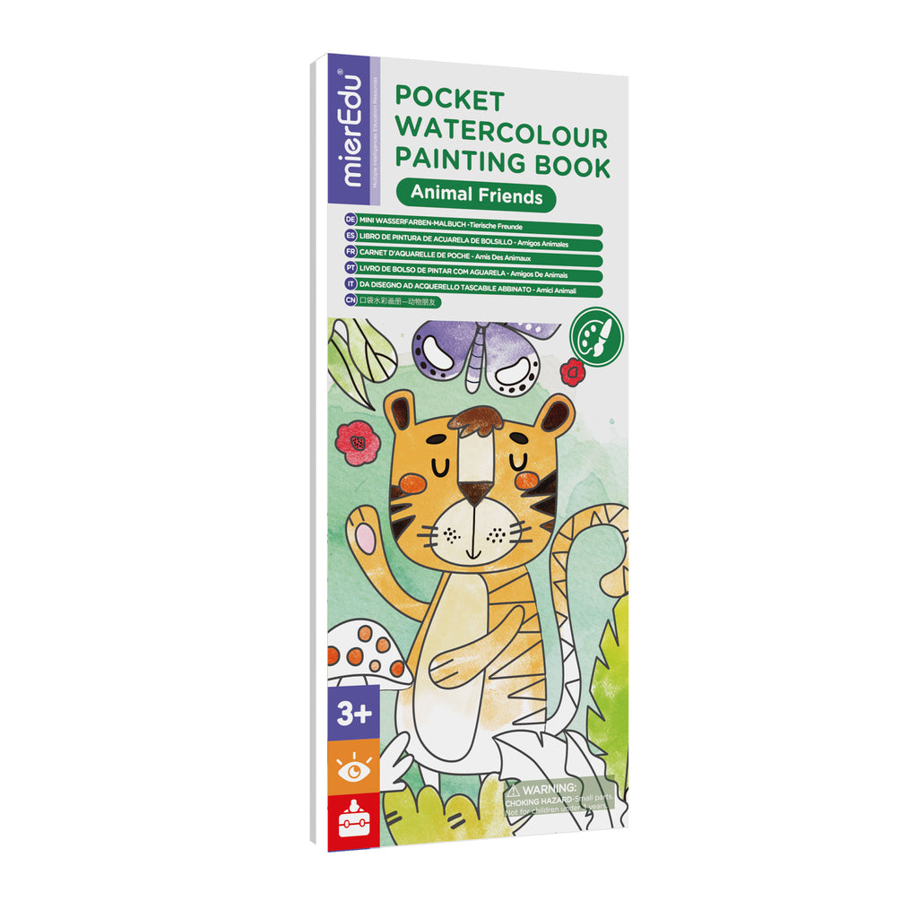Pocket Water Colour Painting Book - Animal Friends