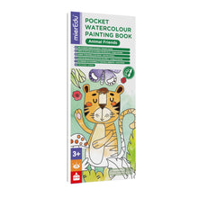 Load image into Gallery viewer, Pocket Water Colour Painting Book - Animal Friends
