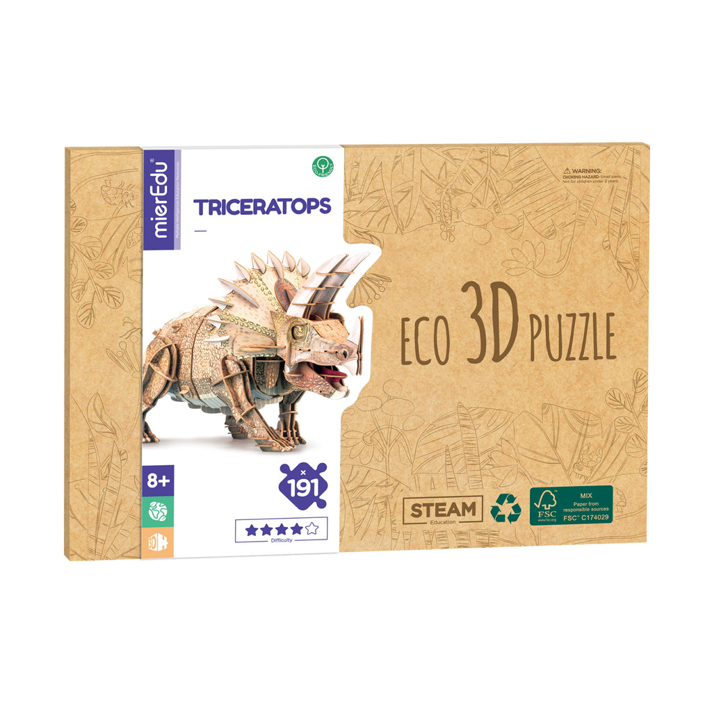 Adjustable 3D Puzzle - Triceratops