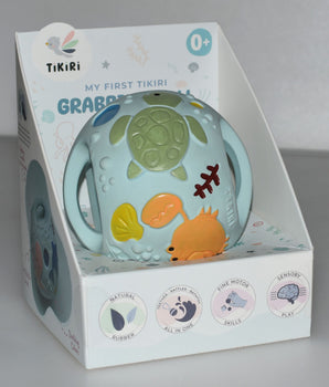 Ocean Grabbing Ball Natural Rubber and Rattle