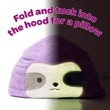 Load image into Gallery viewer, Snuggle and Glow Cuddle Hoodie Sloth