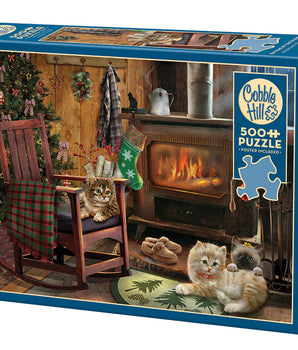 Kittens by the Stove, 500pcs, Compact