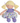 Lil'l Peggy, Blond Hair/Lilac and Pink Dress