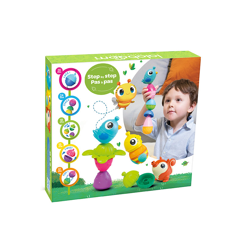 Lalaboom Animal Gift Set (3 Animals, 8 Beads and accessories)