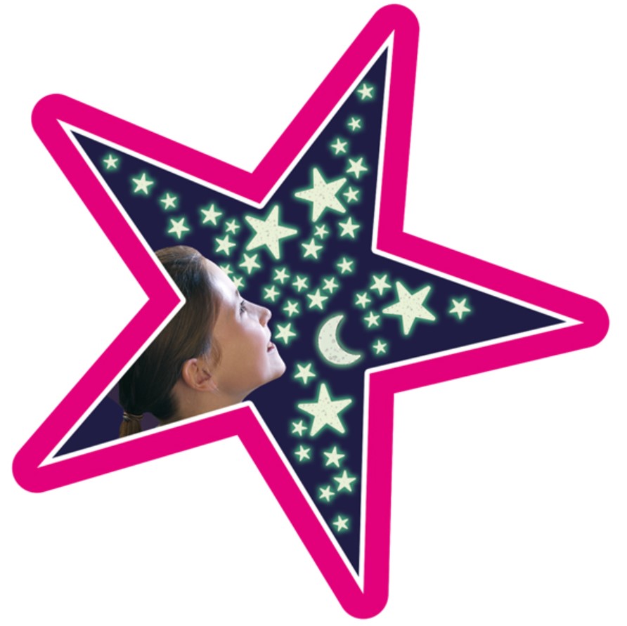 Glow Glitter Stars