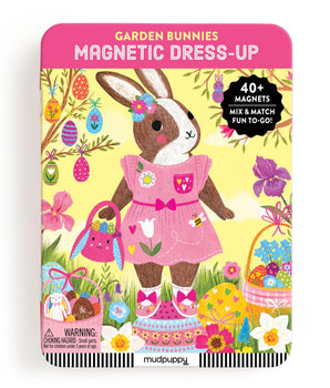 Garden Bunnies Magnetic Dress-up