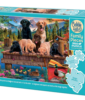 Pups and Ducks, 350pcs, Family Puzzle