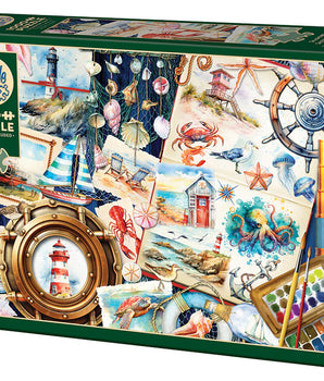 Seashore Sketchbook, 1000pcs, Compact