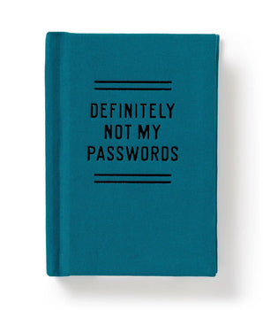 Definitely Not My Passwords Tiny Diary