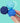 Soft Silicon covered Fidget Magnets (3pc Set) Peak Blue