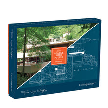 Load image into Gallery viewer, Frank Lloyd Wright Fallingwater Double-sided 500pc Puzzle