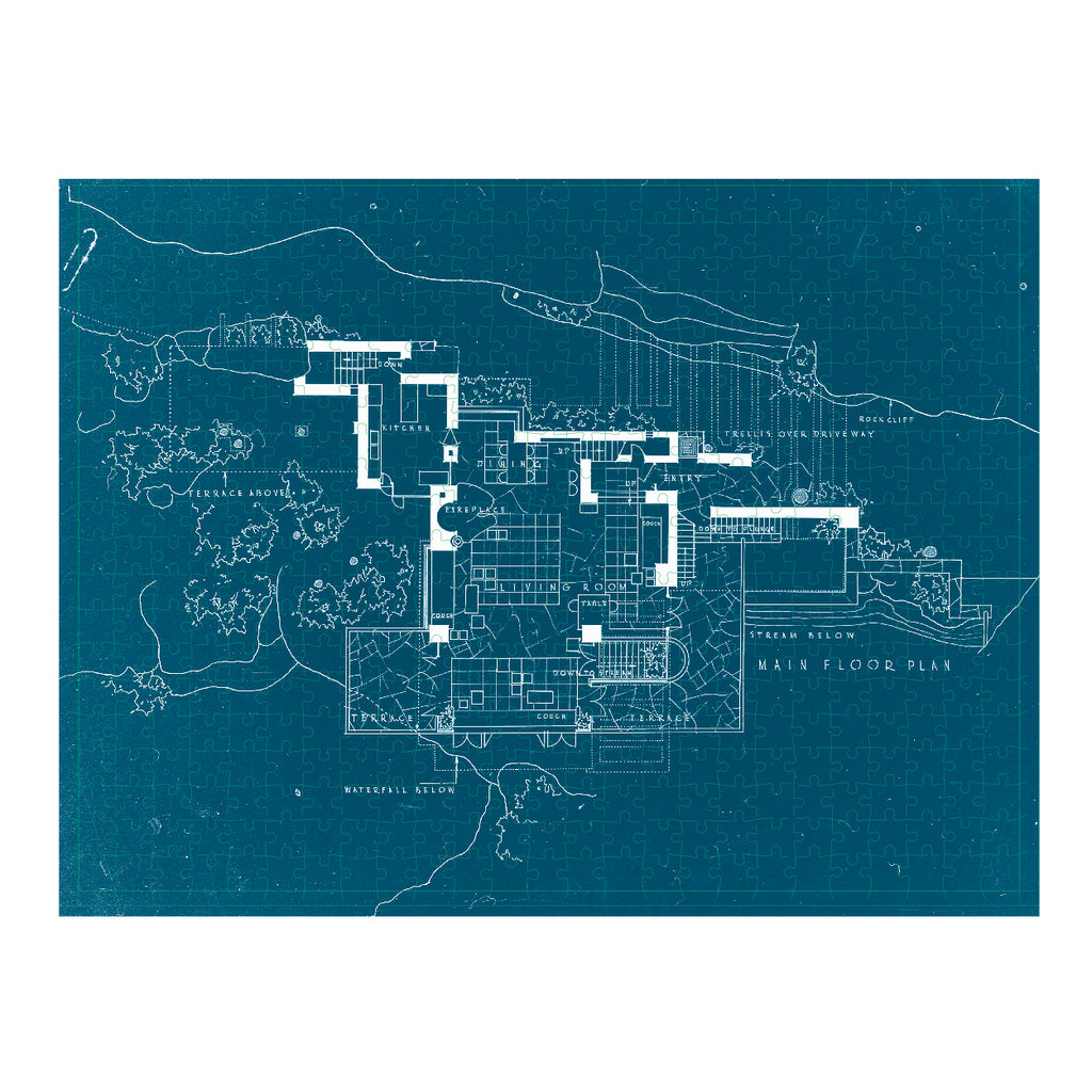 Frank Lloyd Wright Fallingwater Double-sided 500pc Puzzle